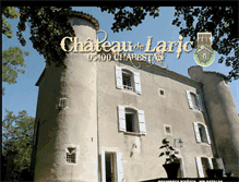 Tablet Screenshot of chateau-laric.com